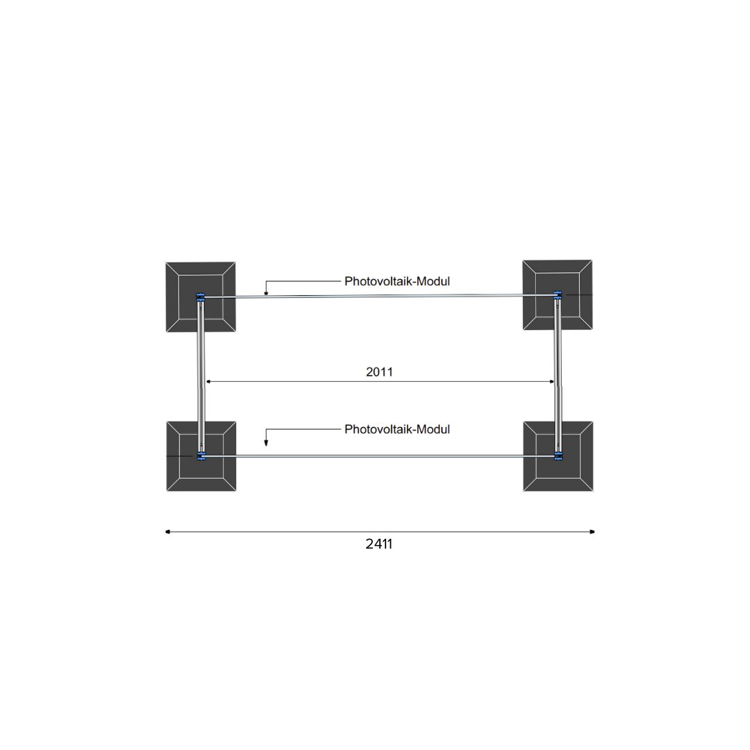 320Wp SOLon Balkonkraftwerk-Set - 2 vertikale Module