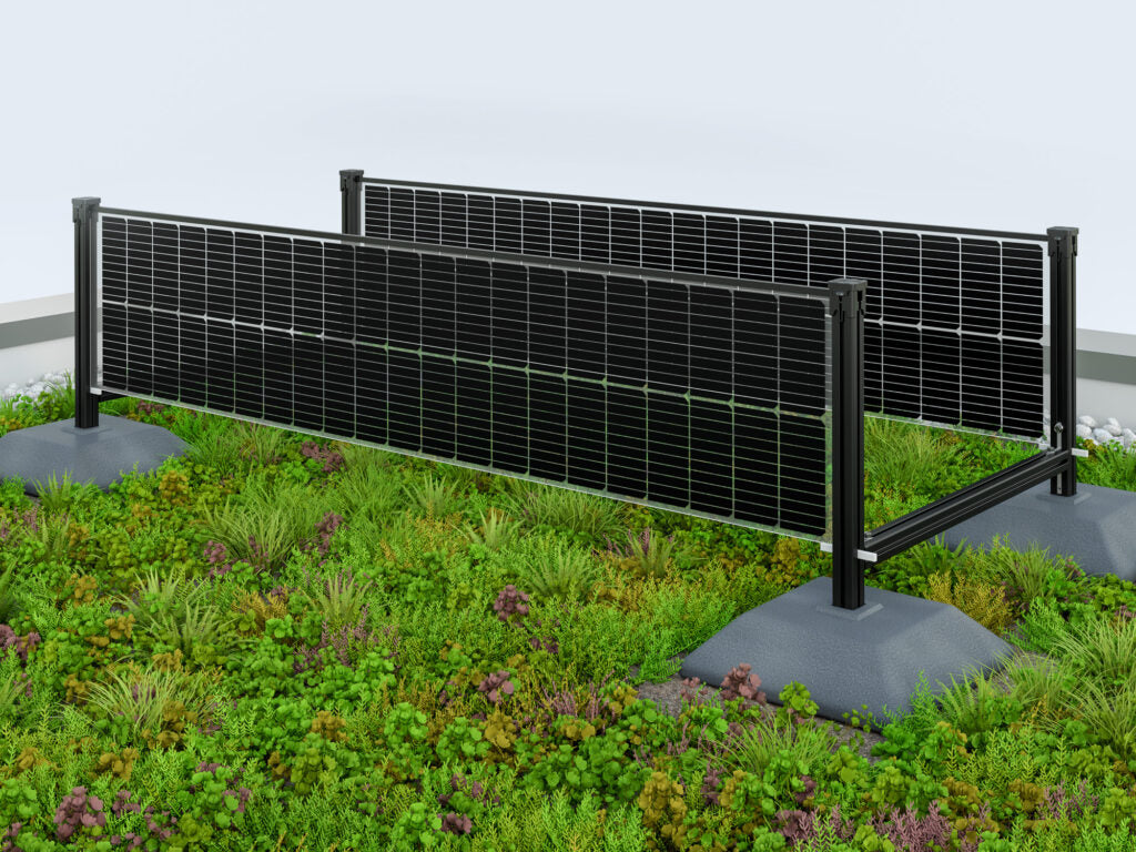 480Wp SOLon Balkonkraftwerk-Set - 3 vertikale Module