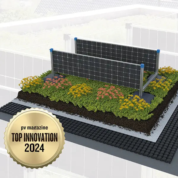 480Wp SOLon Balkonkraftwerk-Set - 3 vertikale Module