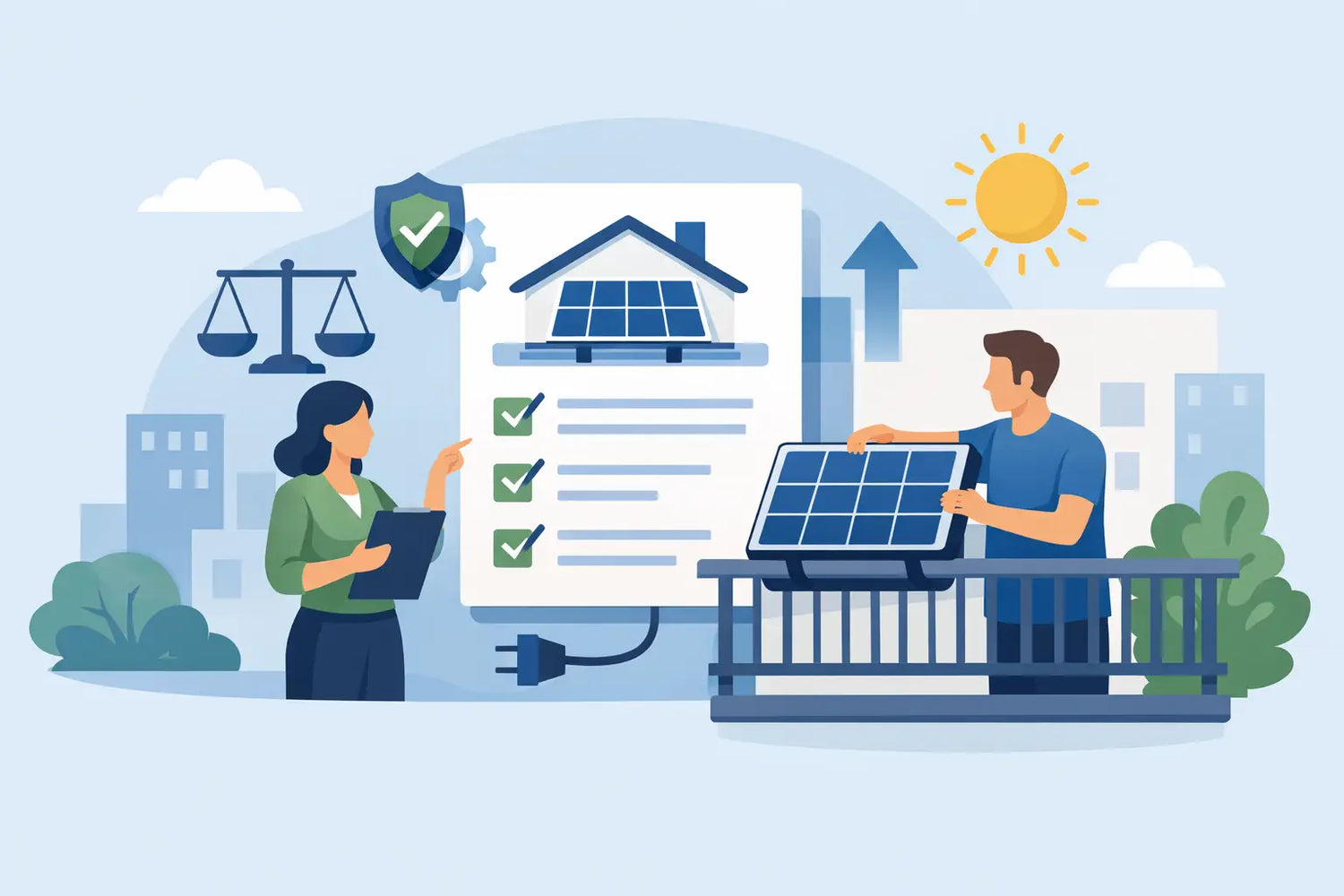 Neue Regeln für Balkon Solar einfach erklärt