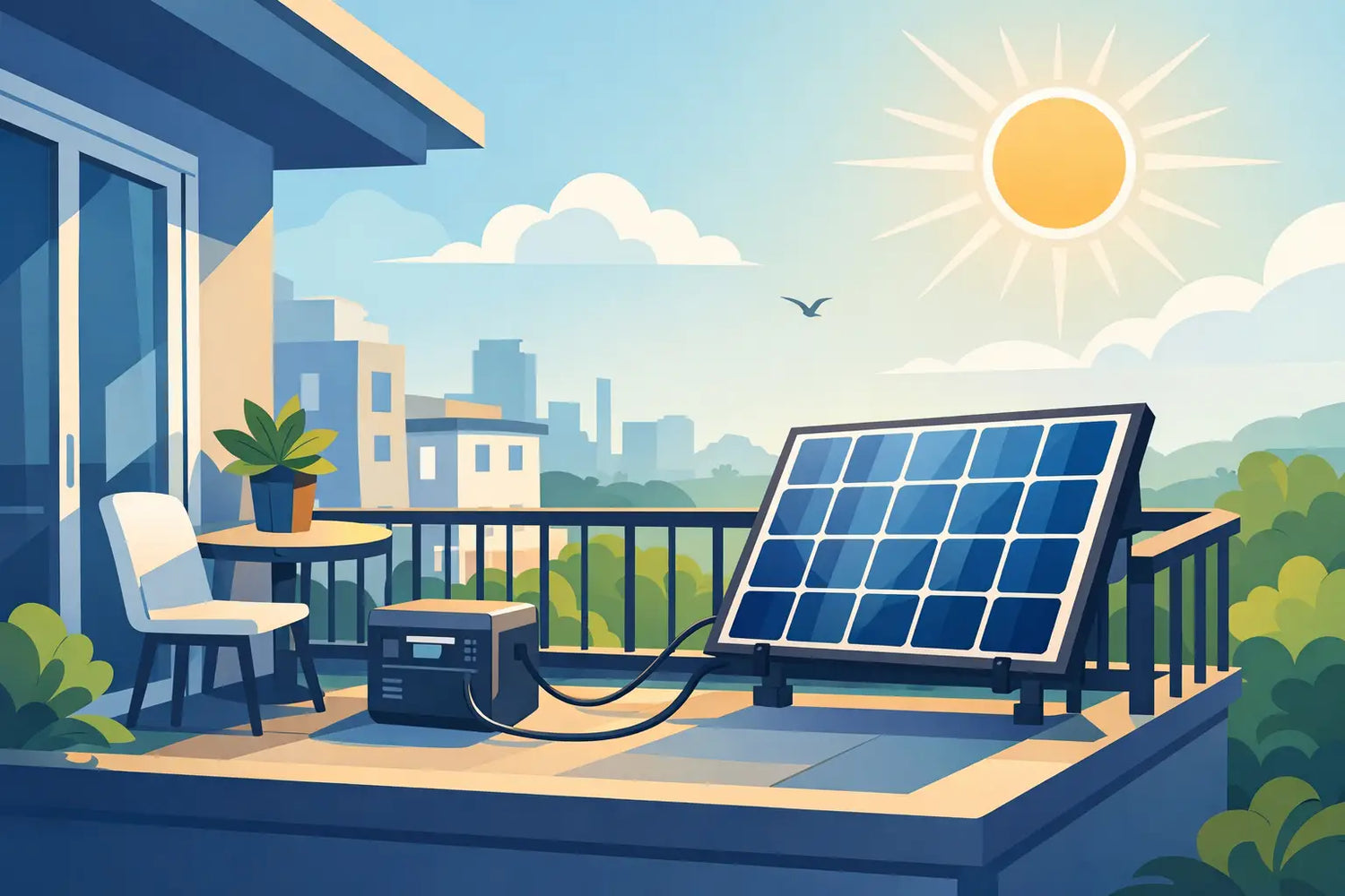 Darf ich Solar am Balkon nutzen?