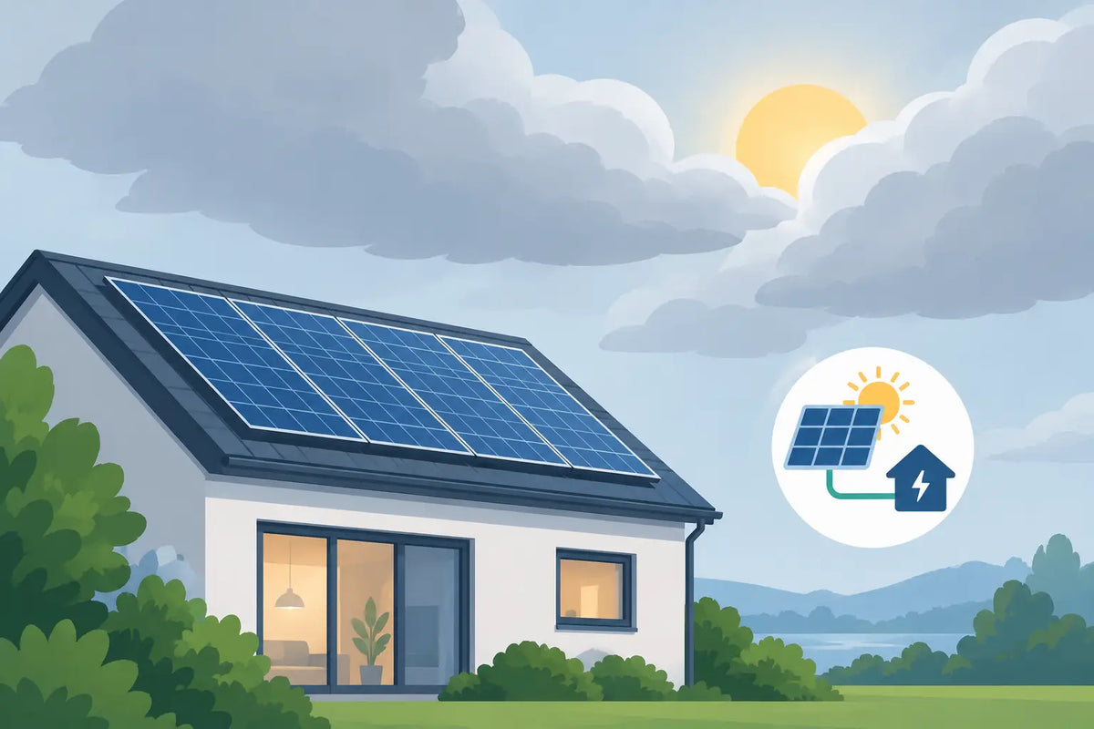 Funktioniert Solarstrom bei Bewölkung wirklich?