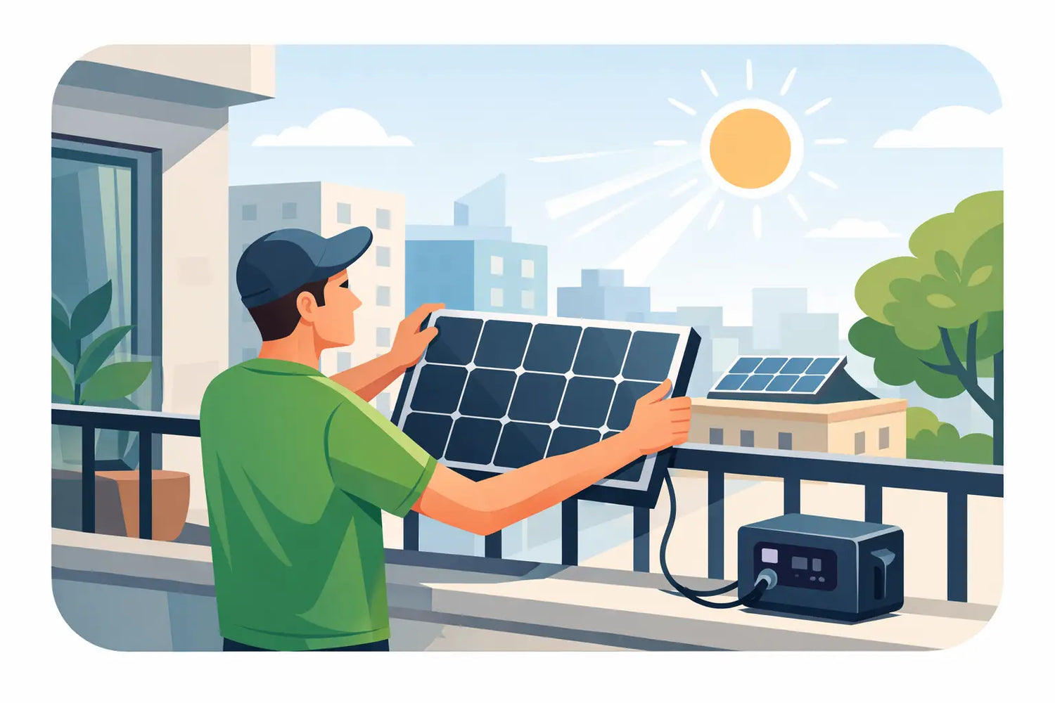 Leichtes Solarmodul für Mieter richtig wählen