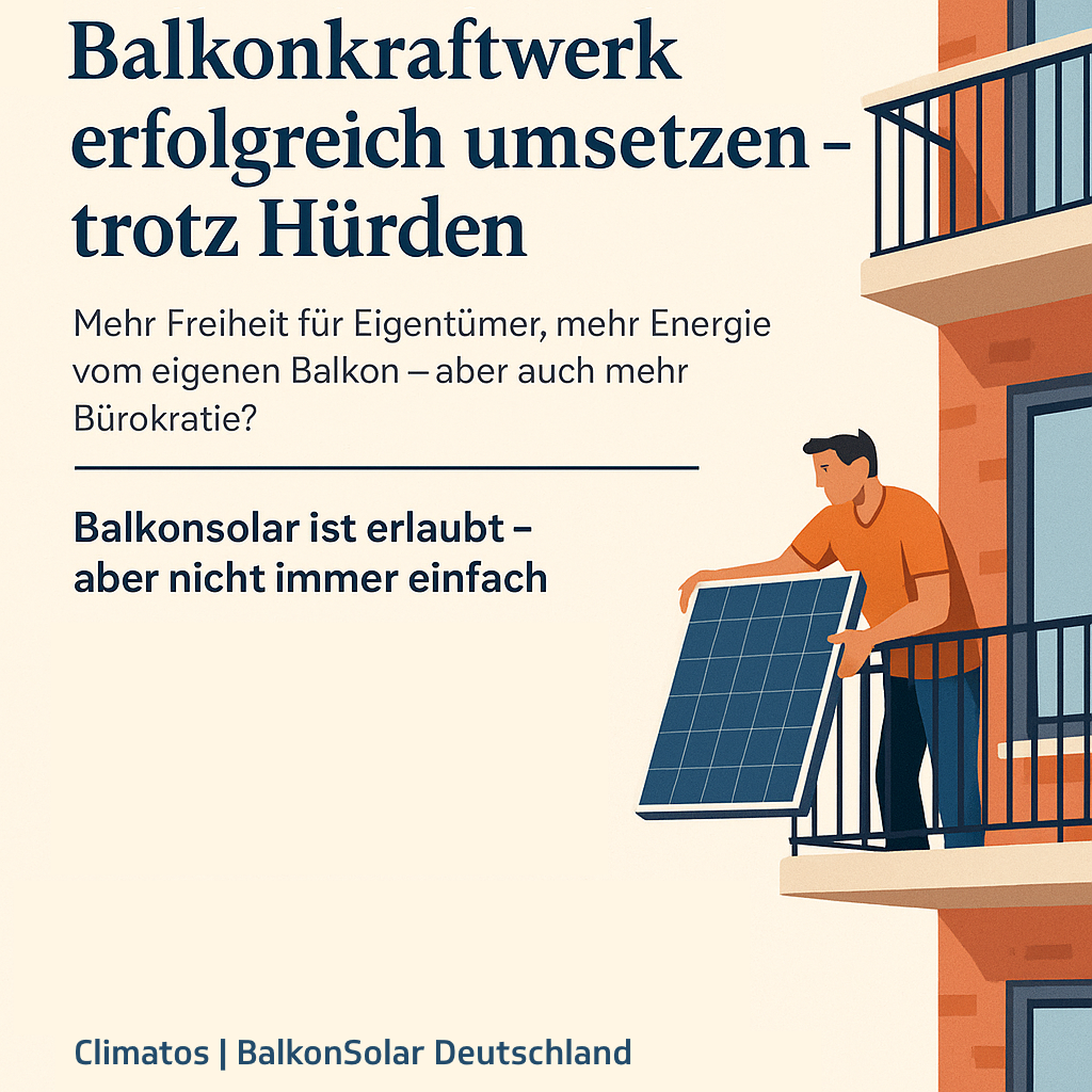 Balkonkraftwerk erfolgreich umsetzen