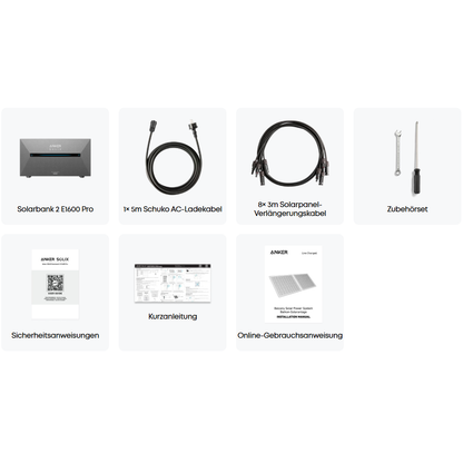 Anker SOLIX Solarbank 2 E1600 Pro (1,6 kWh Speicher)